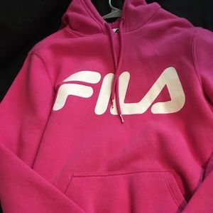 Pink FILA Hoodie